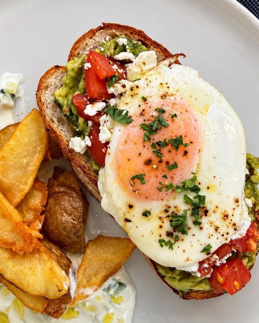 Tartine Avocat Écrasé