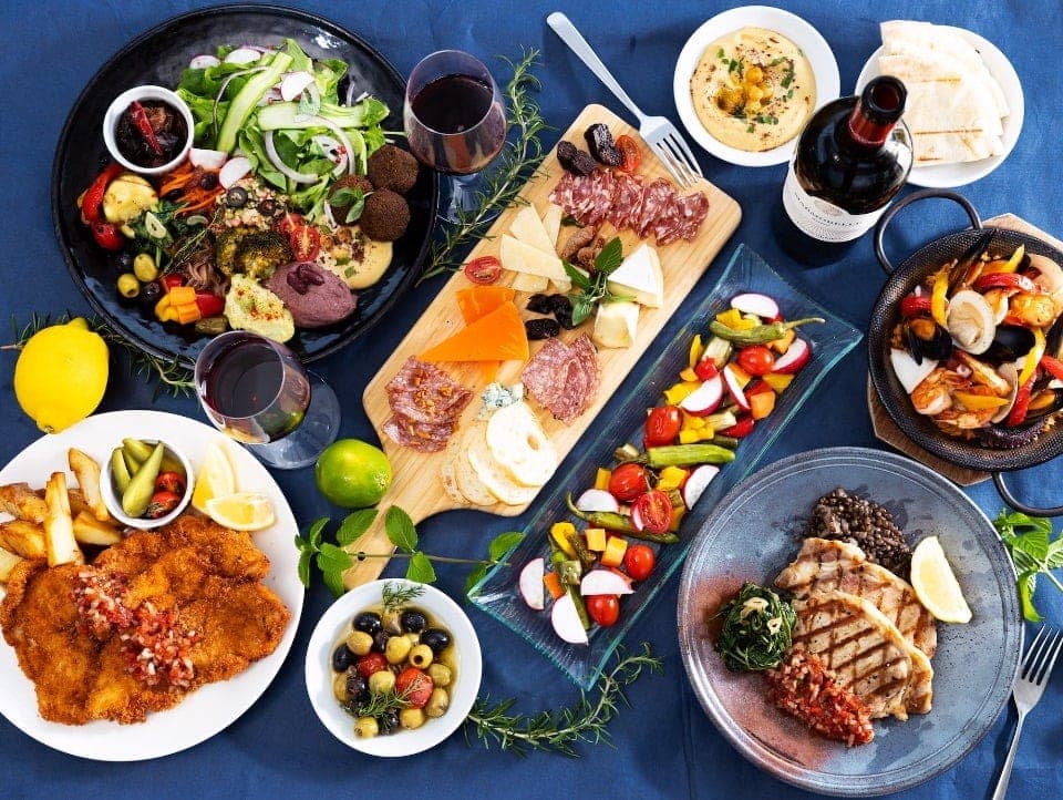 Mediterranean party spread
